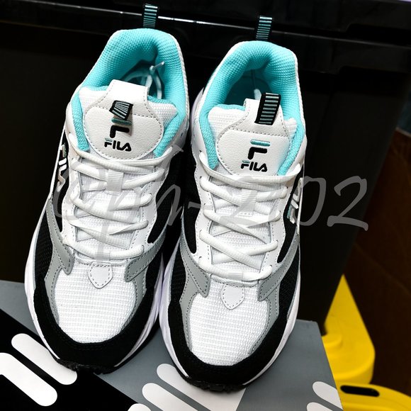 Fila Shoes - FILA Ladies'  Shoes Green ( White/Black/Mint)‎